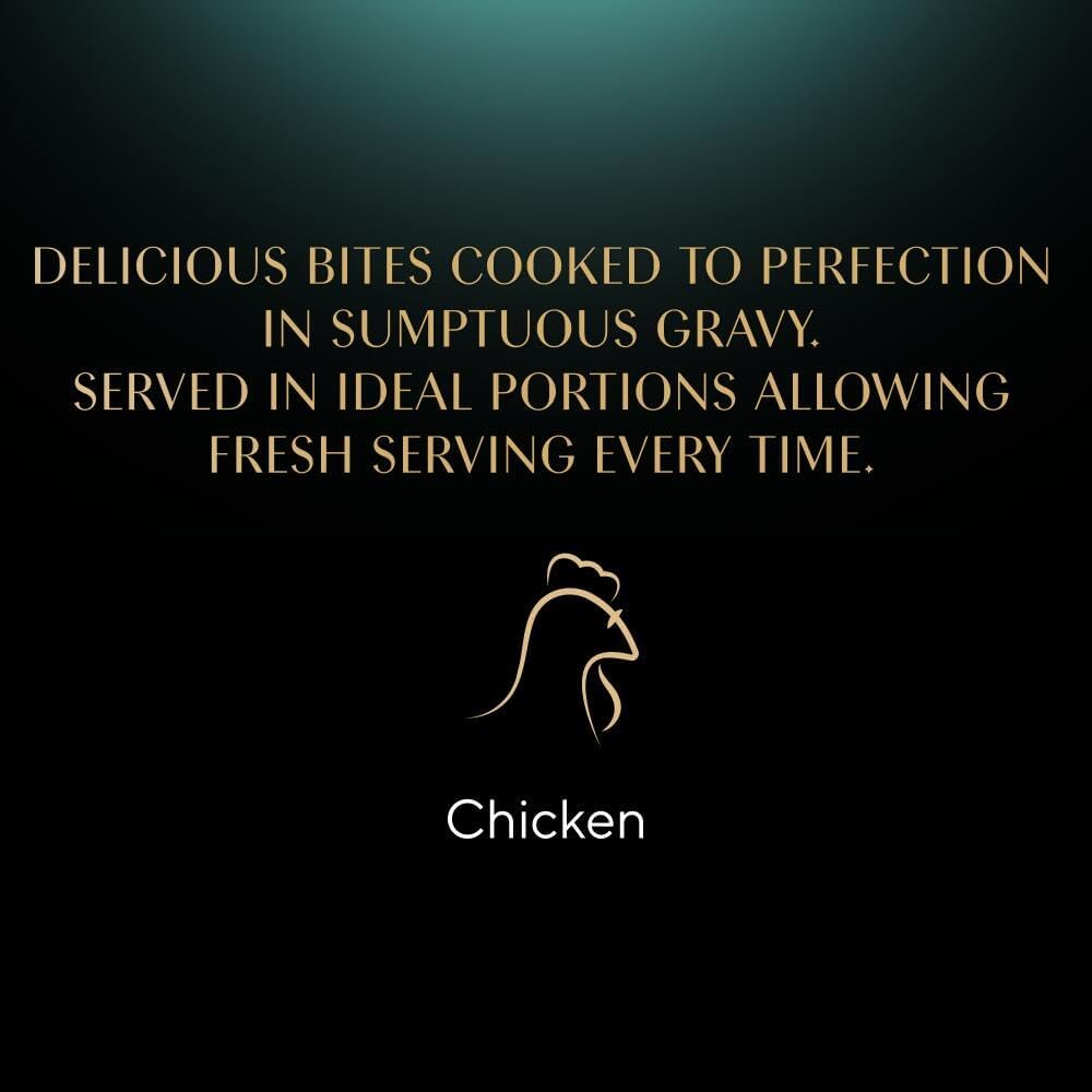 Sheba Perfect Portions Cat Food Tray with Chicken in Loaf, 225 g (Pack of 8)