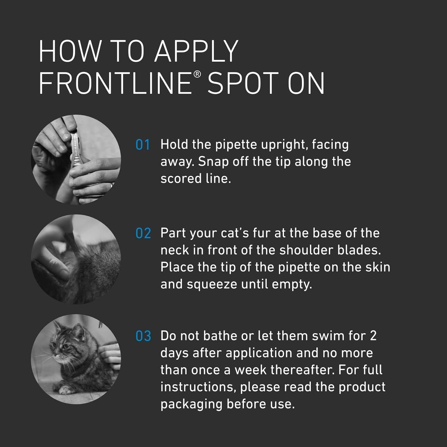 FRONTLINE Spot On Flea & Tick Treatment for Large Dog (20-40kg) 3 Pipettes