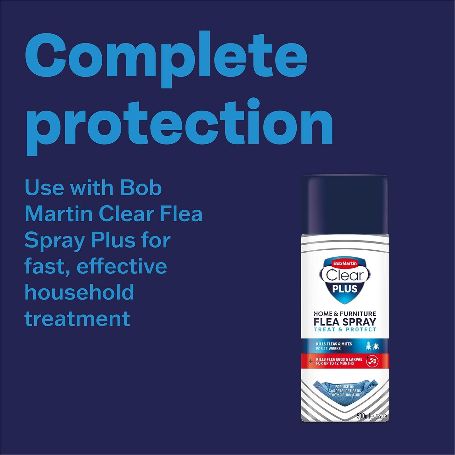 Bob Martin Clear Spot On Flea Treatment for Medium Dogs (10-20kg) - Kills Fleas & Ticks (3 Pipettes)