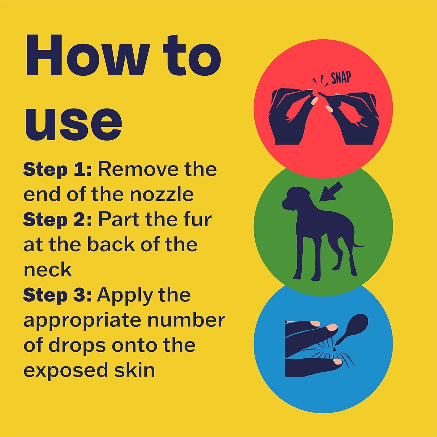 Bob Martin Clear Spot On Flea Treatment for Large Dogs (20-40kg) - Kills Fleas & Ticks (3 Pipettes)