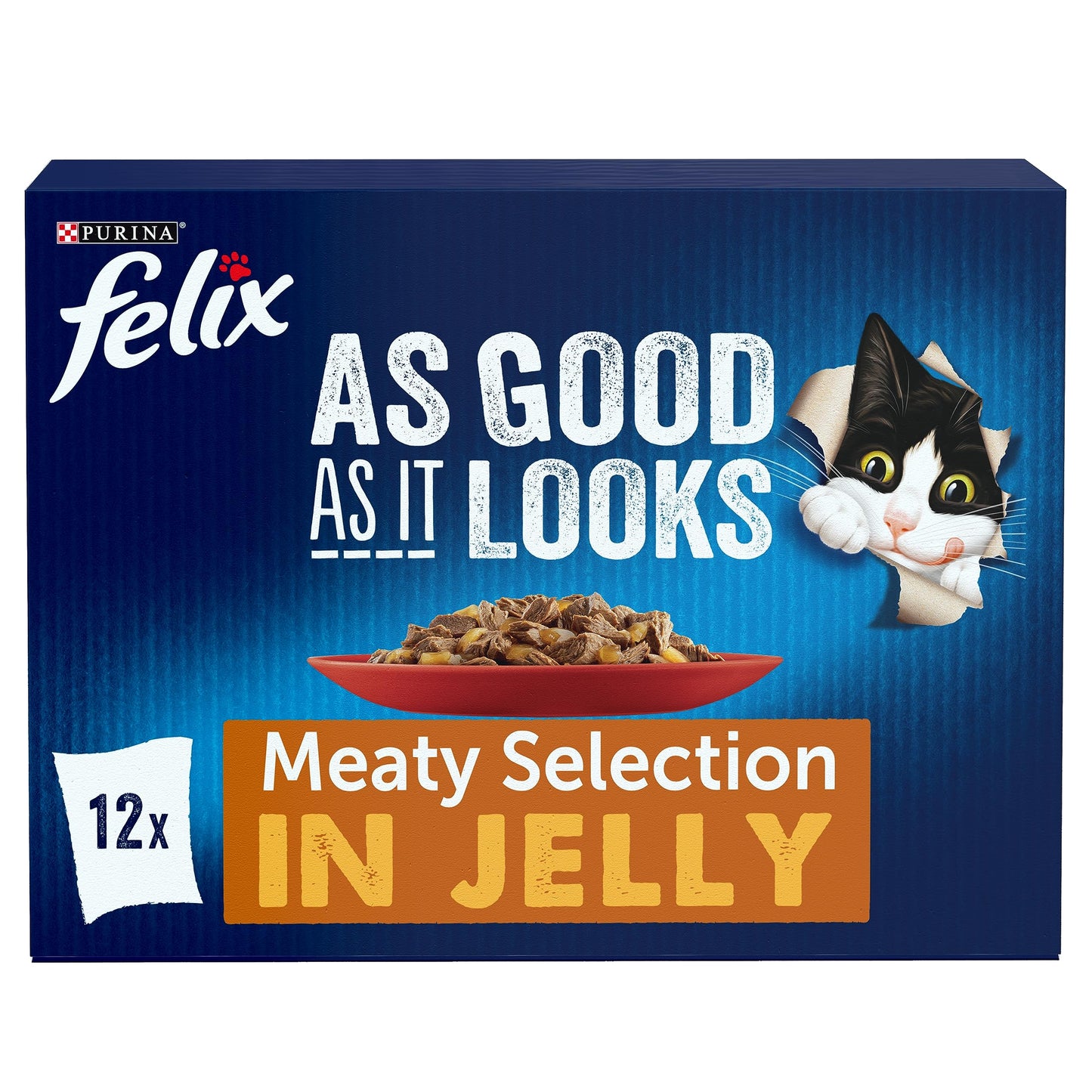 Felix As Good As It Looks Cat Food Mix PAck 44 x 100 g