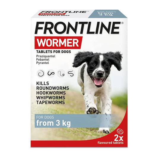 FRONTLINE WORMER - Worming Tablets for Dogs - 2 Tablets