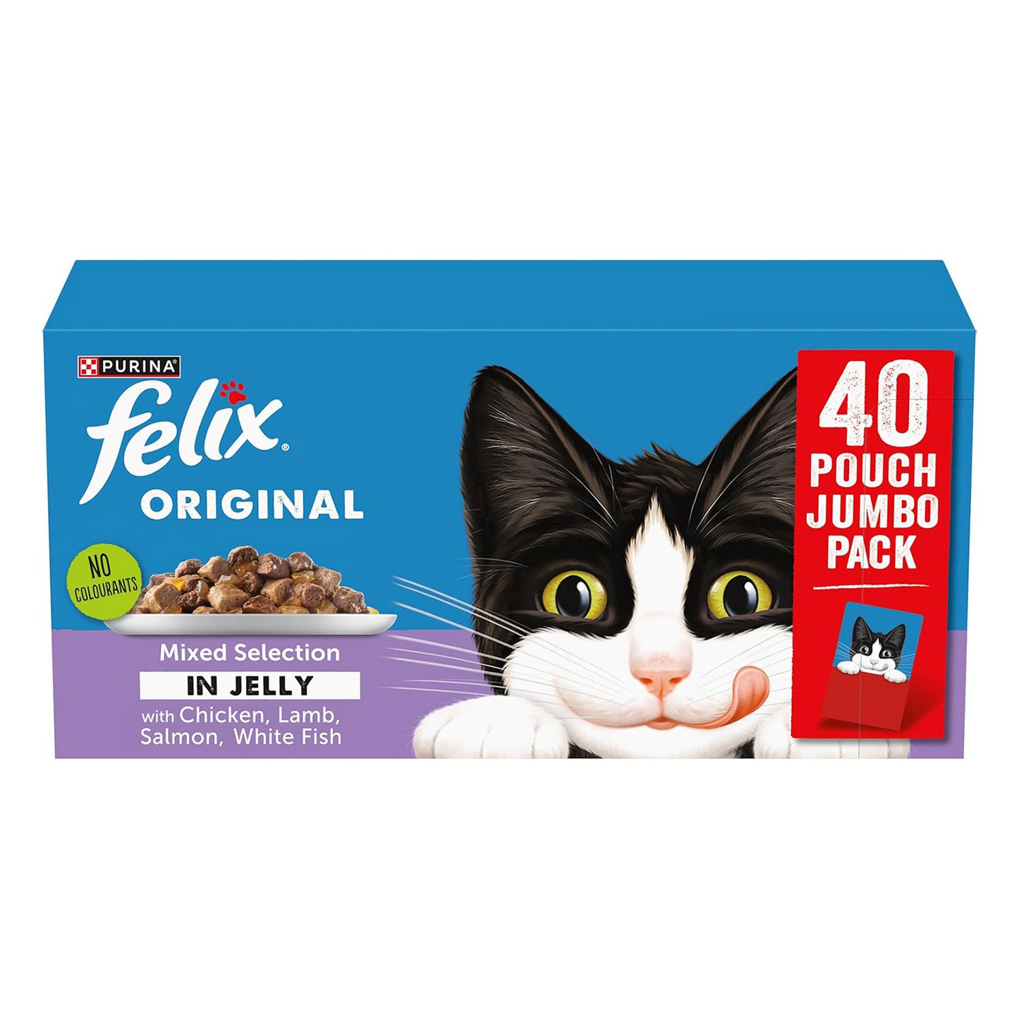 FELIX ORIGINAL Mixed Menu in Jelly Wet Cat Food 40x85g