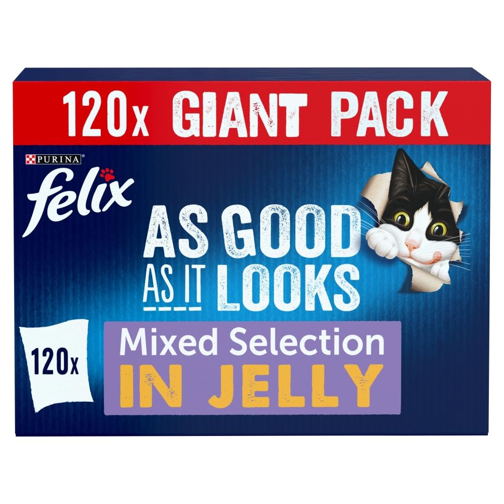 Felix As Good As It Looks Cat Food Mix PAck 44 x 100 g