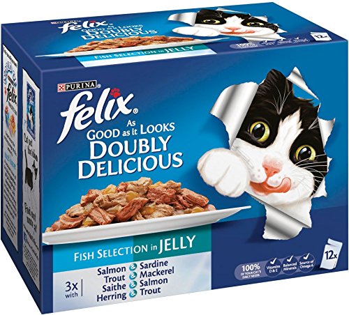 Felix As Good As It Looks Cat Food Mix PAck 44 x 100 g