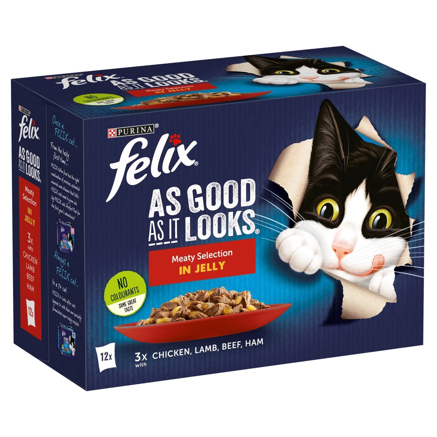 Felix As Good As It Looks Cat Food Mix PAck 44 x 100 g