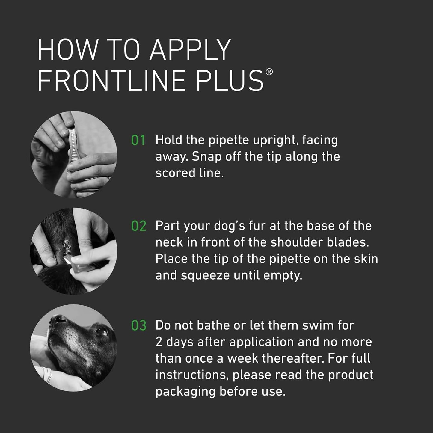 FRONTLINE Plus Flea & Tick Treatment for Medium Dogs (10-20 kg) - 6 Pipettes