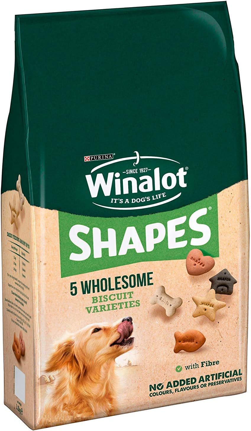Winalot Shapes Biscuits Adult Dog Treats 4 x 1.8Kg