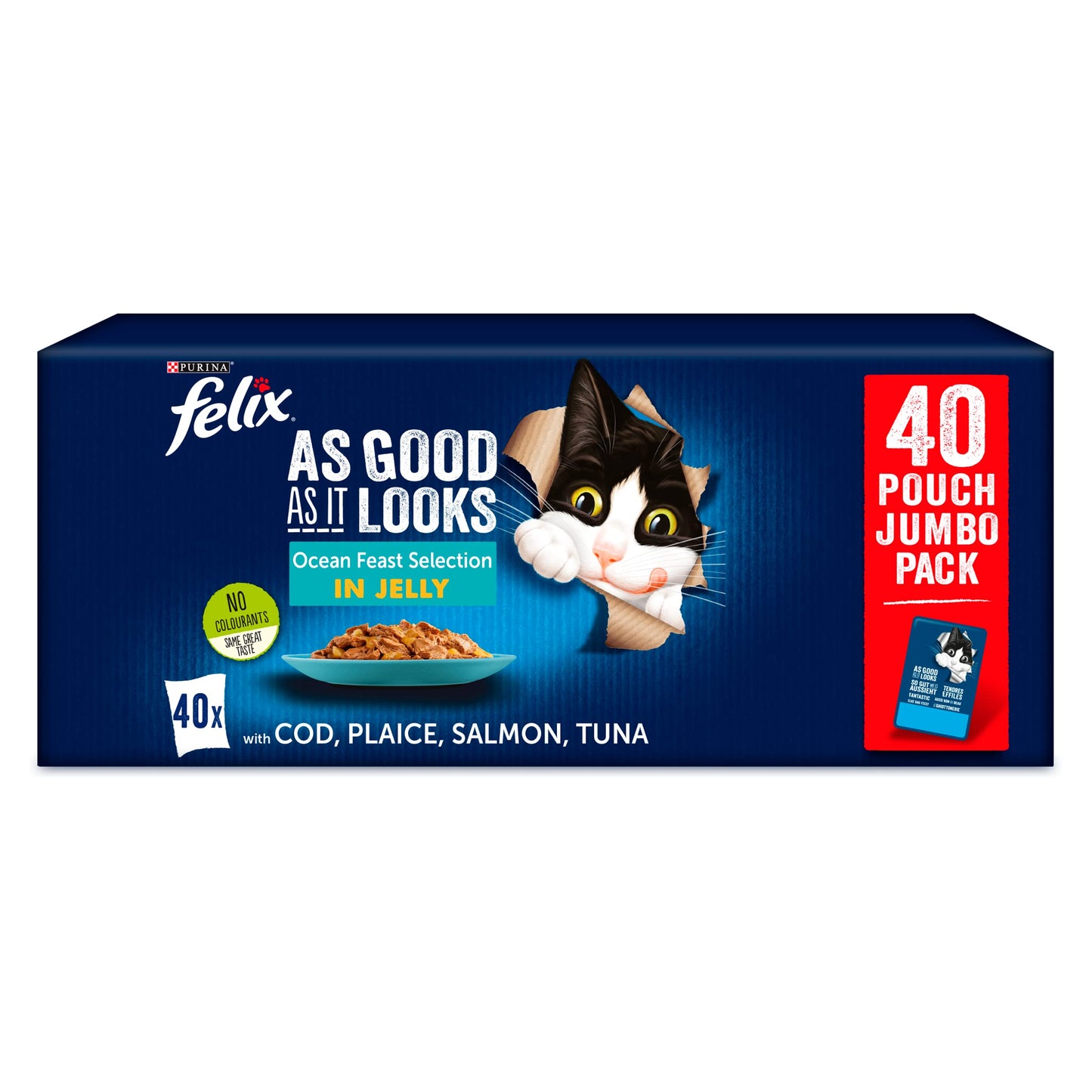 Felix As Good As It Looks Cat Food Mix PAck 44 x 100 g