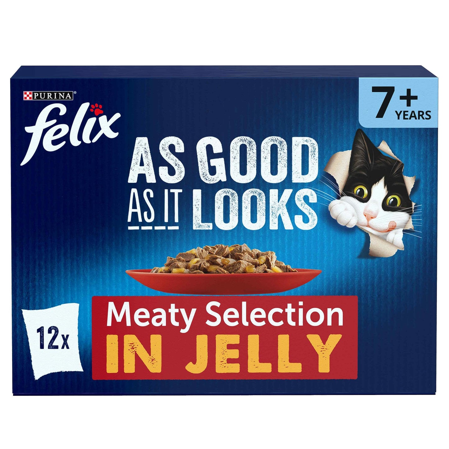 Felix As Good As It Looks Cat Food Mix PAck 44 x 100 g