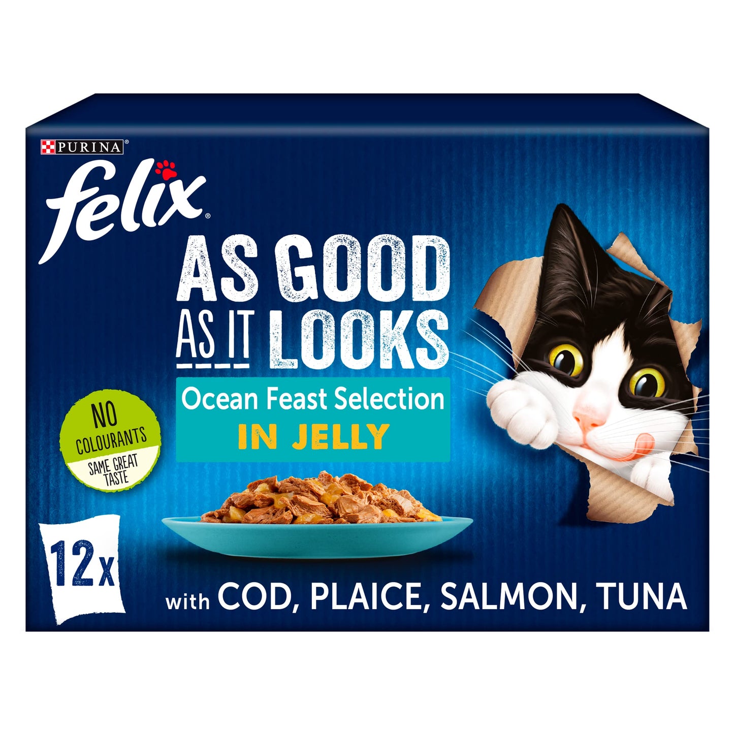 Felix As Good As It Looks Cat Food Mix PAck 44 x 100 g