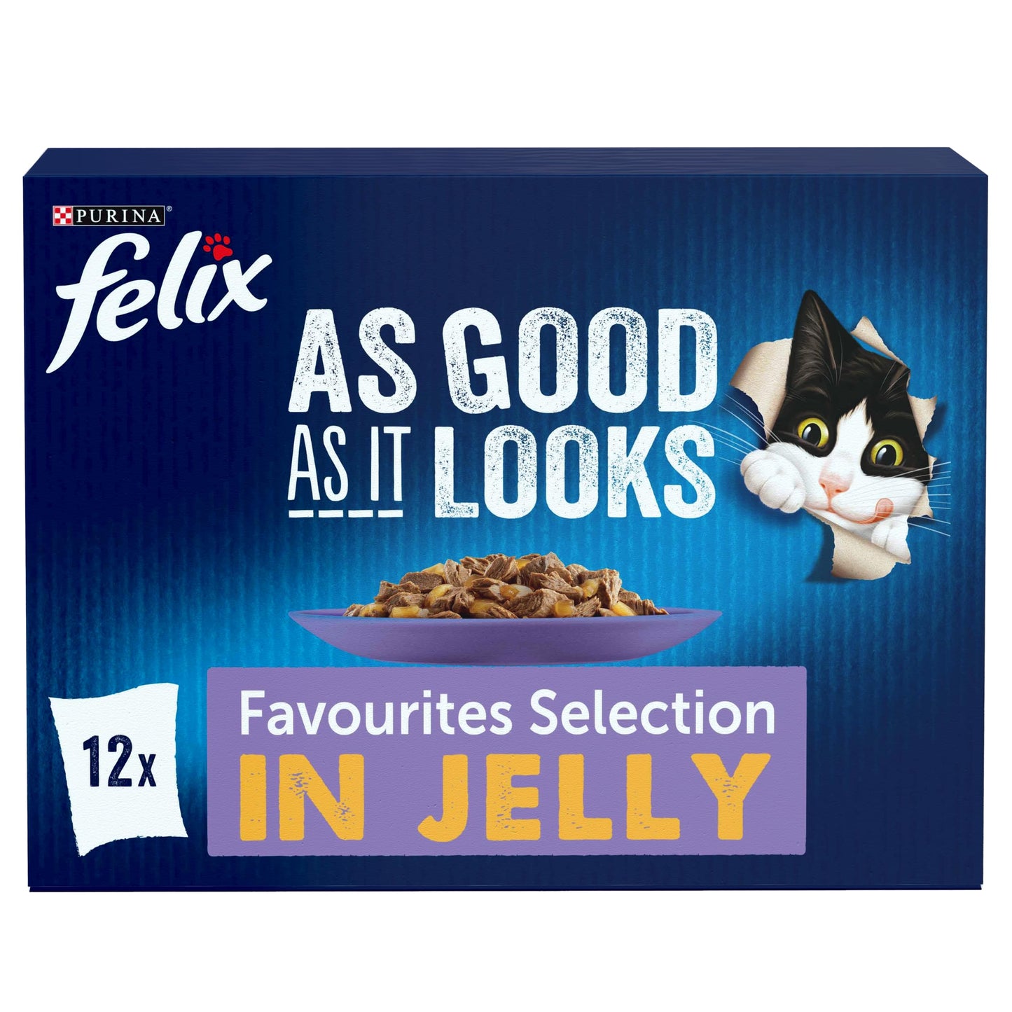 Felix As Good As It Looks Cat Food Mix PAck 44 x 100 g
