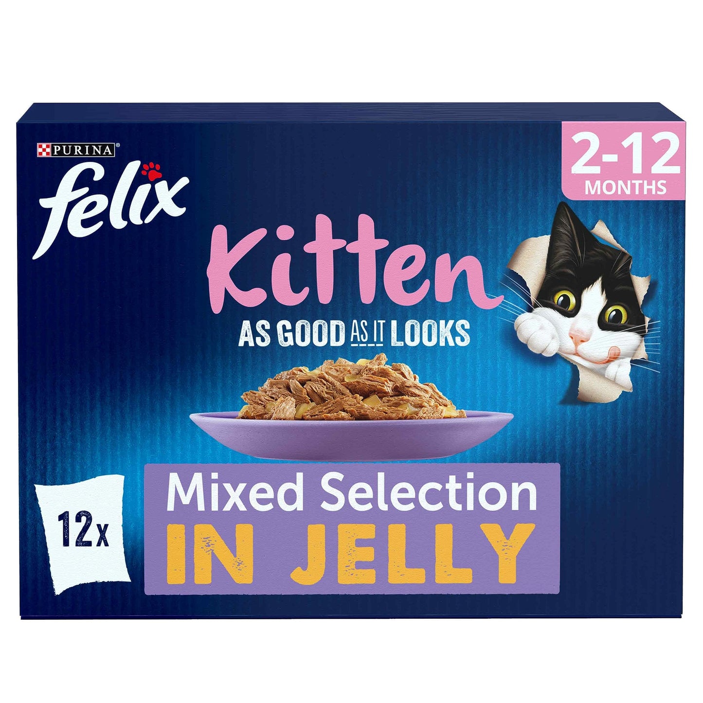Felix As Good As It Looks Cat Food Mix PAck 44 x 100 g