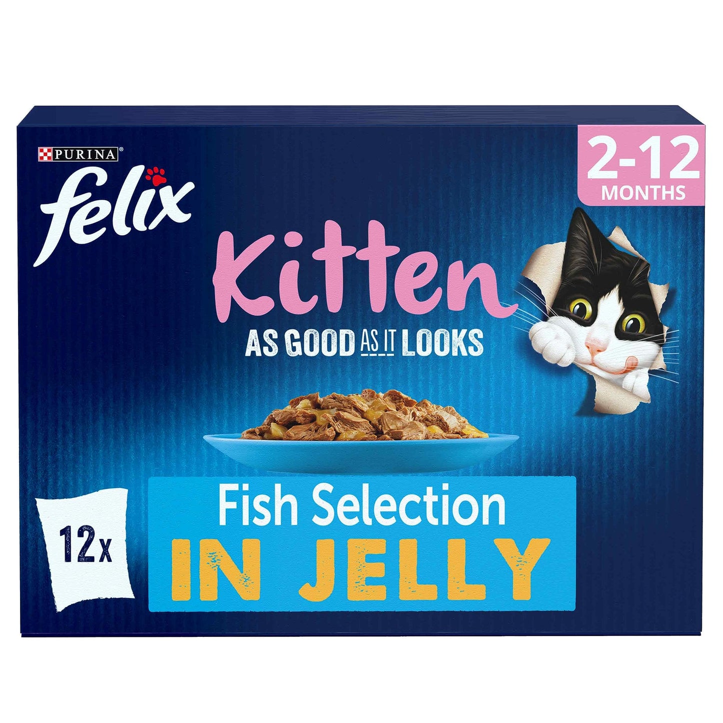 Felix As Good As It Looks Cat Food Mix PAck 44 x 100 g