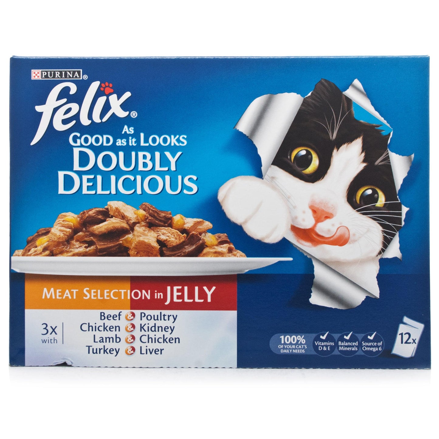 Felix As Good As It Looks Cat Food Mix PAck 44 x 100 g
