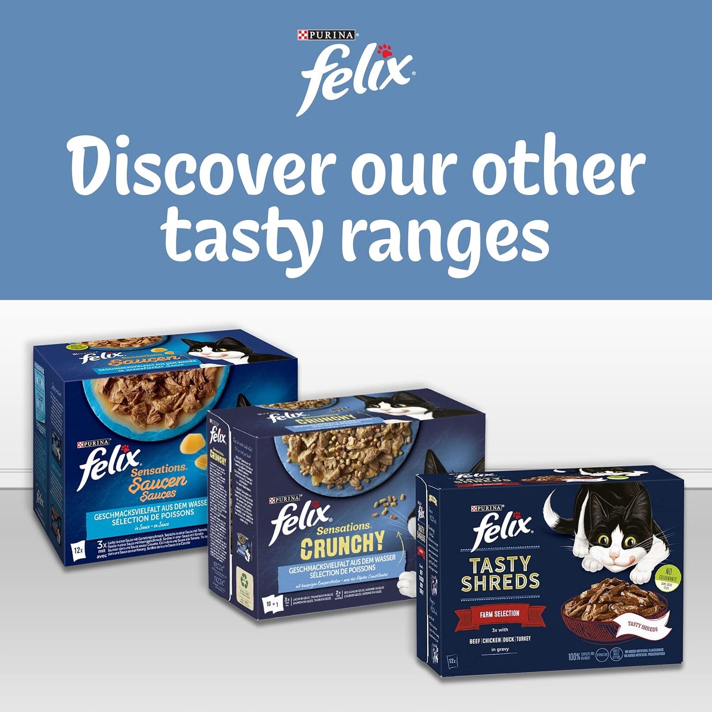 FELIX ORIGINAL Mixed Menu in Jelly Wet Cat Food 40x85g