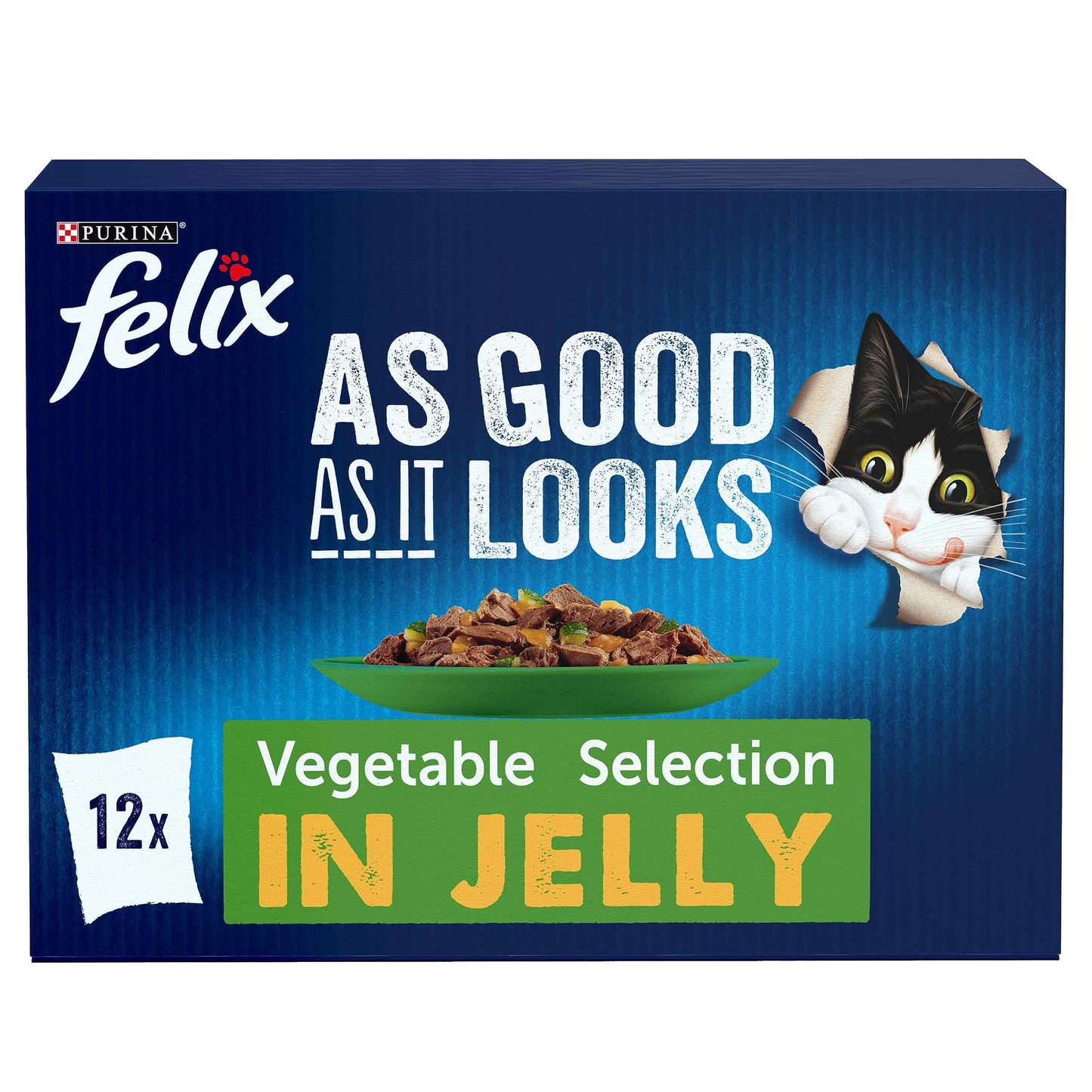 Felix As Good As It Looks Cat Food Mix PAck 44 x 100 g