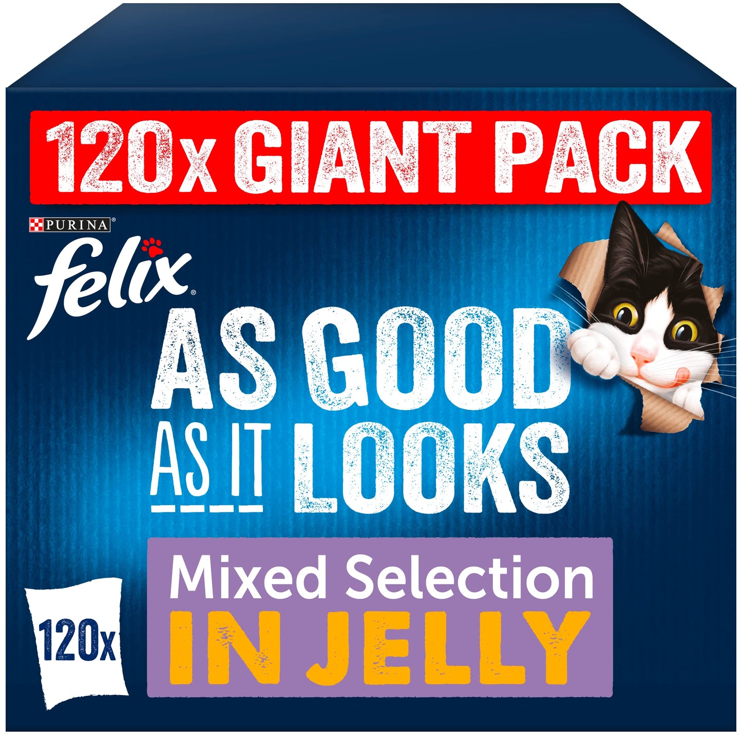 Felix As Good As It Looks Cat Food Mix PAck 44 x 100 g