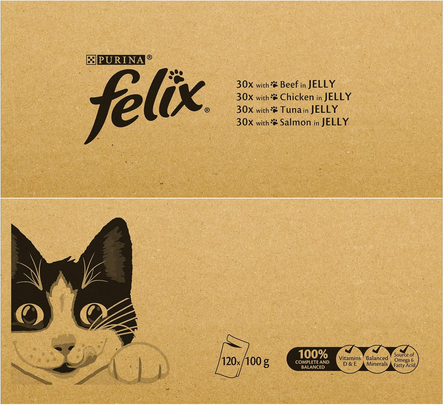 Felix Mixed Selection in Jelly Cat Food 120x100g