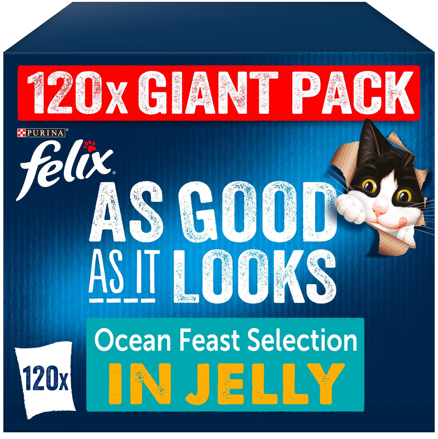 Felix As Good As It Looks Cat Food Mix PAck 44 x 100 g