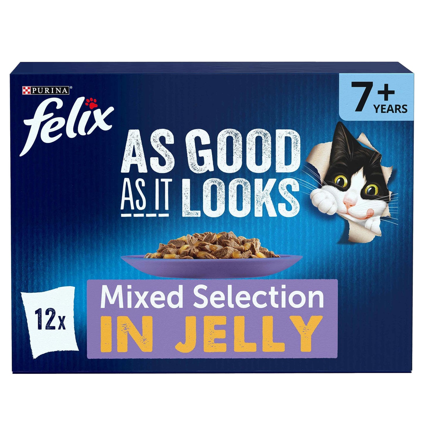 Felix As Good As It Looks Cat Food Mix PAck 44 x 100 g